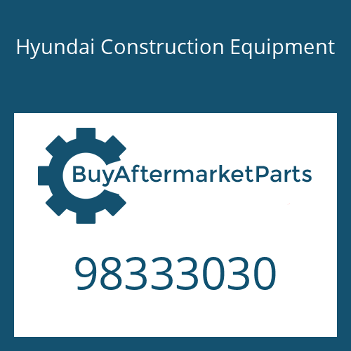 Hyundai Construction Equipment 98333030 - BOLT-HEX