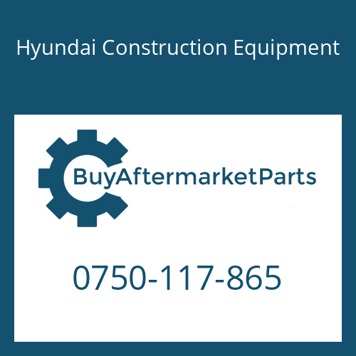 Hyundai Construction Equipment 0750-117-865 - Bearing-Roller