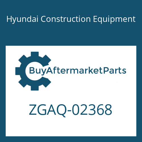 Hyundai Construction Equipment ZGAQ-02368 - GUIDE