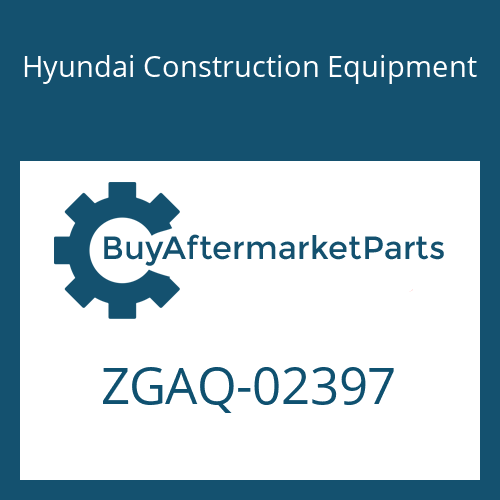 Hyundai Construction Equipment ZGAQ-02397 - COUPLING