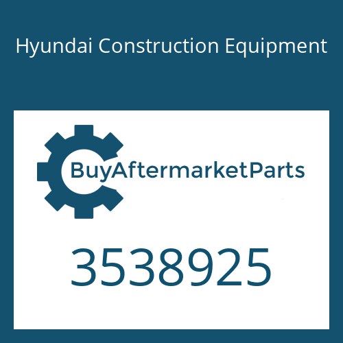 3538925 Hyundai Construction Equipment CLIP-WIRE