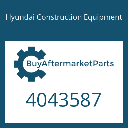 Hyundai Construction Equipment 4043587 - CORE-TURBOCHARGER