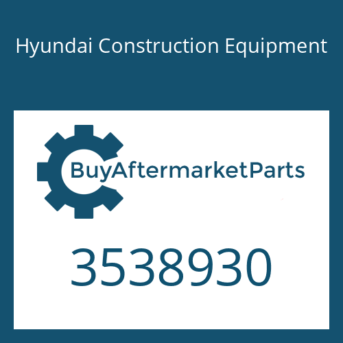 Hyundai Construction Equipment 3538930 - NUT-LOCK