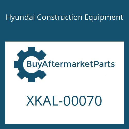 XKAL-00070 Hyundai Construction Equipment BOLT