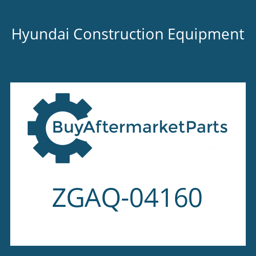 Hyundai Construction Equipment ZGAQ-04160 - RING-RETAINER