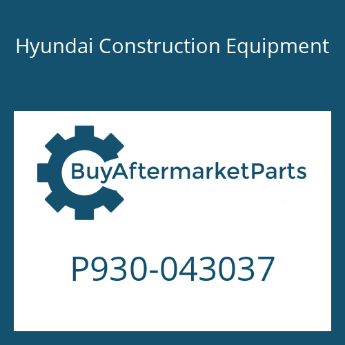 Hyundai Construction Equipment P930-043037 - HOSE ASSY-ORFS&THD