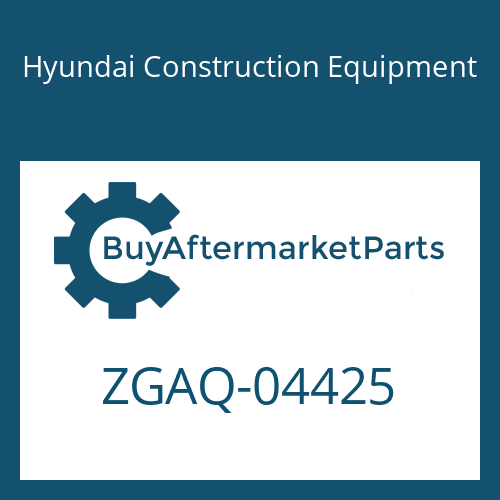 Hyundai Construction Equipment ZGAQ-04425 - PINION
