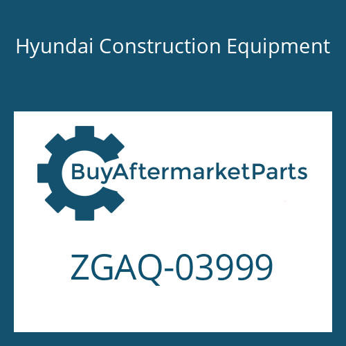 Hyundai Construction Equipment ZGAQ-03999 - RING-16.2
