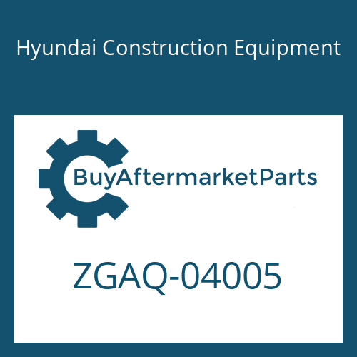 Hyundai Construction Equipment ZGAQ-04005 - RING-16.62