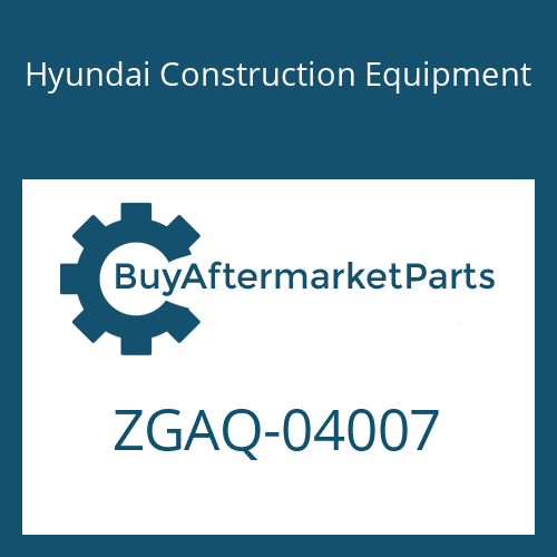 Hyundai Construction Equipment ZGAQ-04007 - RING-16.66