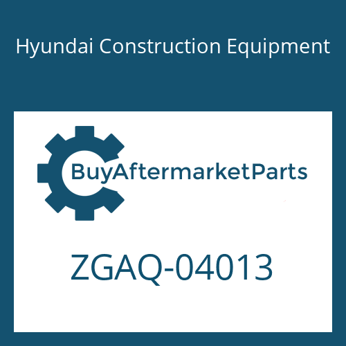 Hyundai Construction Equipment ZGAQ-04013 - RING-16.76