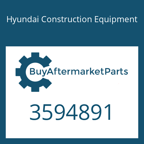 3594891 Hyundai Construction Equipment BUSHING