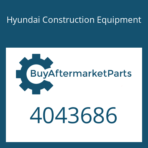 Hyundai Construction Equipment 4043686 - BEARING