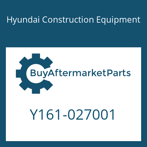 Hyundai Construction Equipment Y161-027001 - O-RING