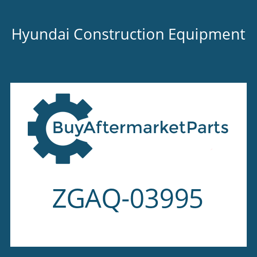 Hyundai Construction Equipment ZGAQ-03995 - GEAR-BEVEL