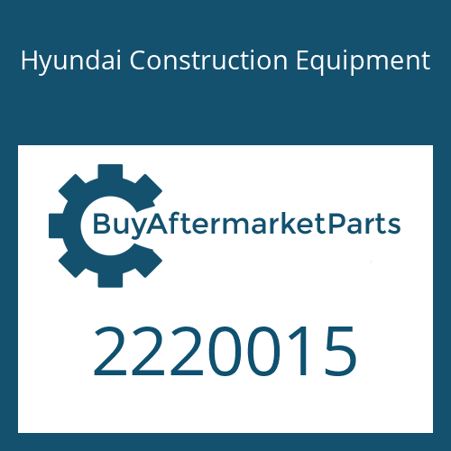 Hyundai Construction Equipment 2220015 - Block-Adapter
