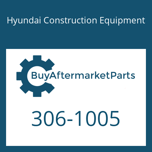 Hyundai Construction Equipment 306-1005 - Plate