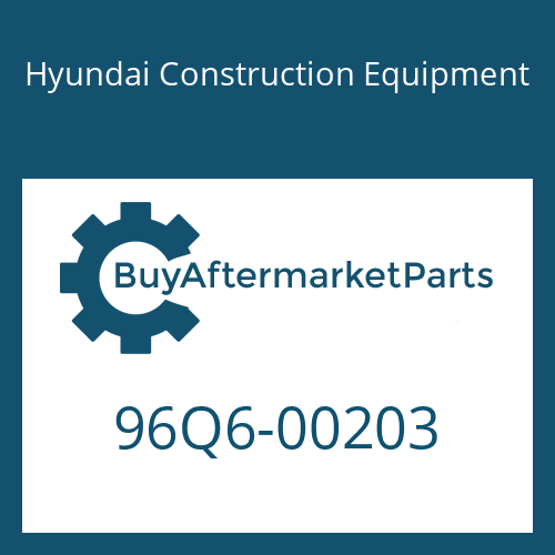 96Q6-00203 Hyundai Construction Equipment DECAL KIT-B