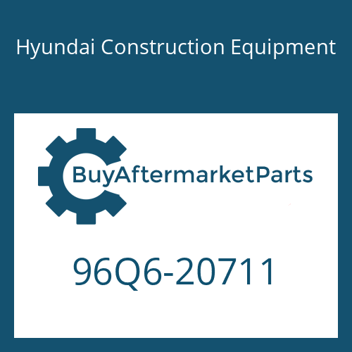 96Q6-20711 Hyundai Construction Equipment DECAL-SERVICE INSTRUCTION