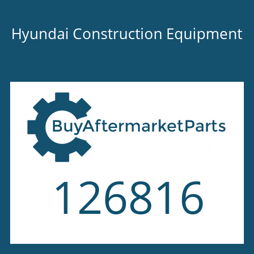 Hyundai Construction Equipment 126816 - Rubber