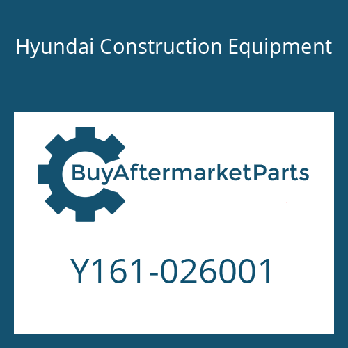 Hyundai Construction Equipment Y161-026001 - O-RING