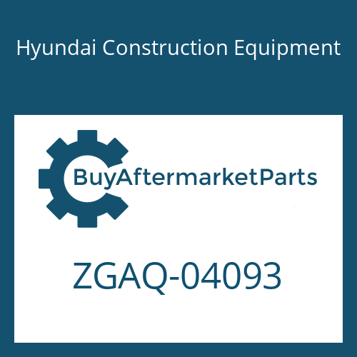 Hyundai Construction Equipment ZGAQ-04093 - SHIM-END