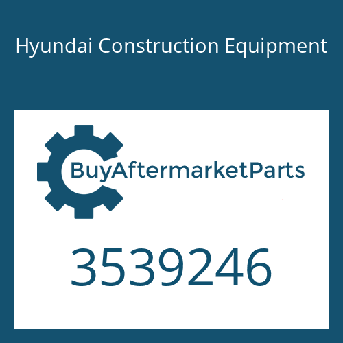 Hyundai Construction Equipment 3539246 - Spacer-Mounting