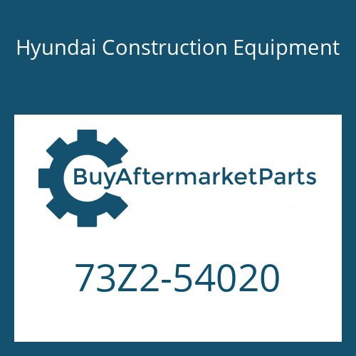 Hyundai Construction Equipment 73Z2-54020 - FENDER-RR LH