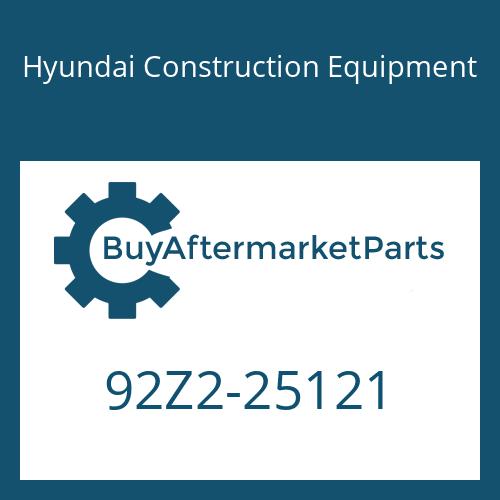 92Z2-25121 Hyundai Construction Equipment DECAL-MODEL NAME RH