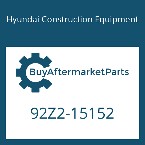 92Z2-15152 Hyundai Construction Equipment DECAL-MODEL NAME RH