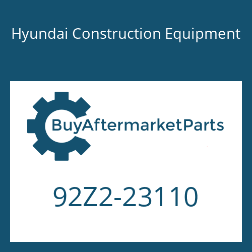 Hyundai Construction Equipment 92Z2-23110 - DECAL-TRADEMARK