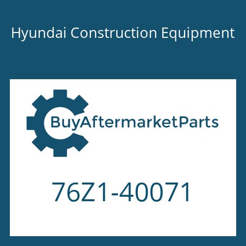 Hyundai Construction Equipment 76Z1-40071 - COVER ASSY-BATT