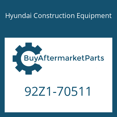 Hyundai Construction Equipment 92Z1-70511 - DECAL-SPEC