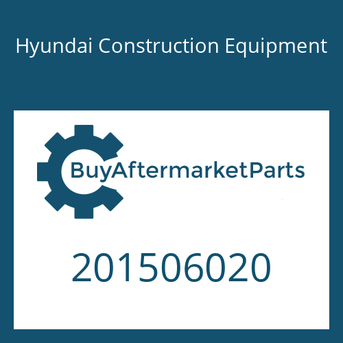 Hyundai Construction Equipment 201506020 - BOLT-HEX