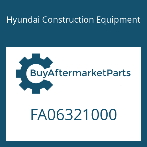 Hyundai Construction Equipment FA06321000 - Pole Assy