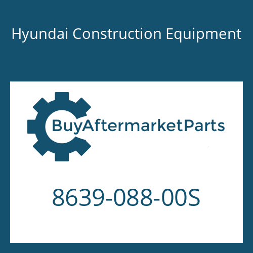 Hyundai Construction Equipment 8639-088-00S - BOLT
