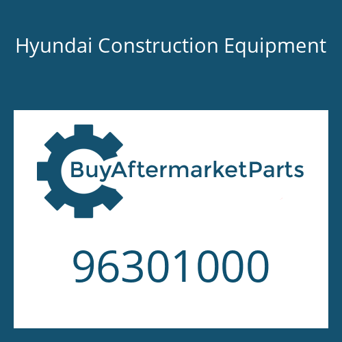 Hyundai Construction Equipment 96301000 - HOSE-OVERFLOW