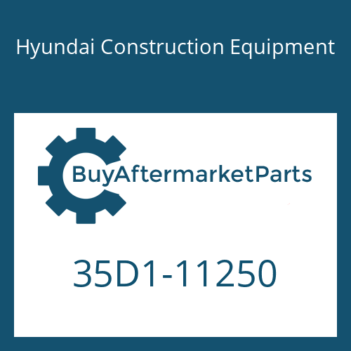 35D1-11250 Hyundai Construction Equipment PLATE