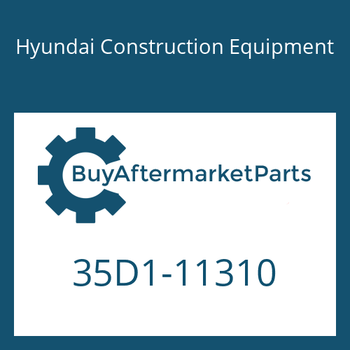 Hyundai Construction Equipment 35D1-11310 - CONNECTOR