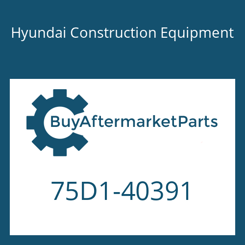 Hyundai Construction Equipment 75D1-40391 - COVER-SIDE LH