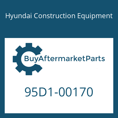 95D1-00170 Hyundai Construction Equipment DECAL-SIDE CHARACTER LH A