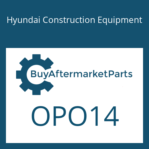 Hyundai Construction Equipment OPO14 - PLUG