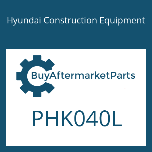 Hyundai Construction Equipment PHK040L - PLUG