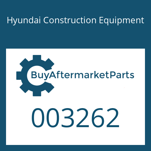 Hyundai Construction Equipment 003262 - Screw-Socket