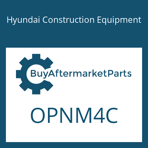 Hyundai Construction Equipment OPNM4C - Nut