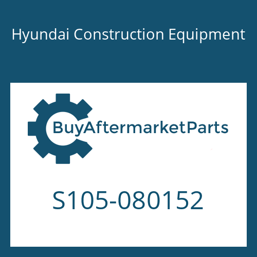 Hyundai Construction Equipment S105-080152 - BOLT-SOCKET