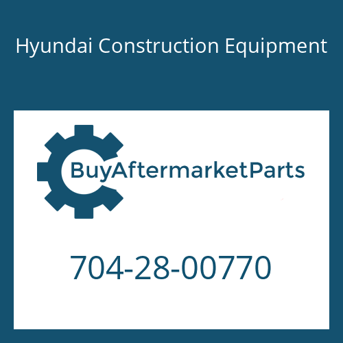 Hyundai Construction Equipment 704-28-00770 - Collar