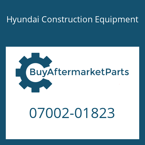 Hyundai Construction Equipment 07002-01823 - O-Ring