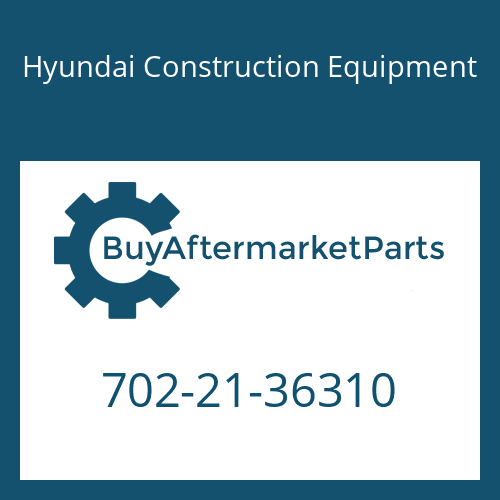 Hyundai Construction Equipment 702-21-36310 - BOLT