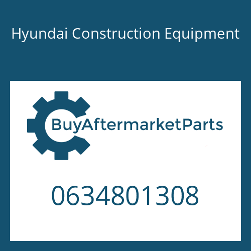 Hyundai Construction Equipment 0634801308 - Ring-Sealing
